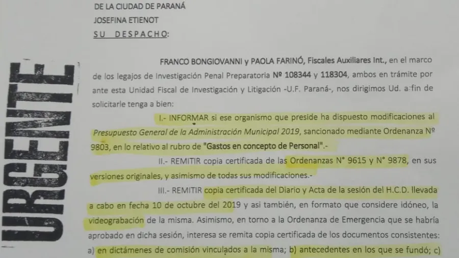 Requisitoria Requisitoria