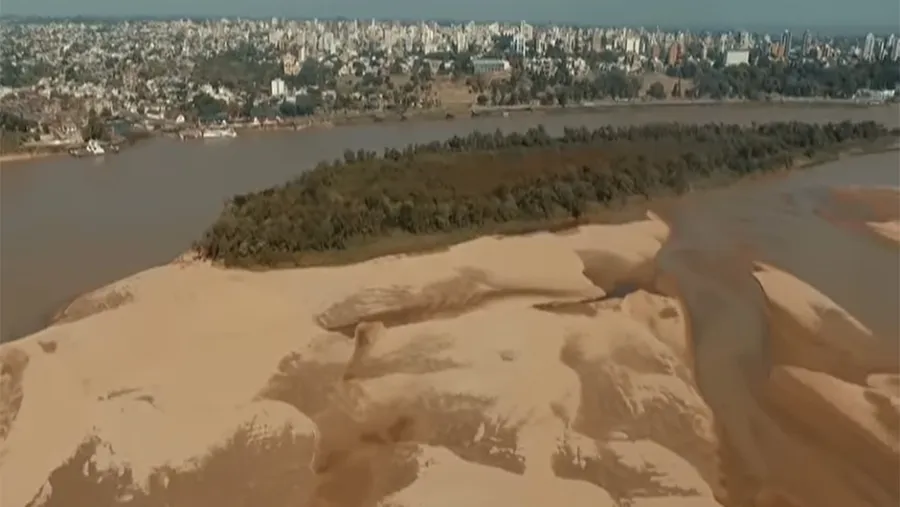 bajante río Paraná bajante río Paraná