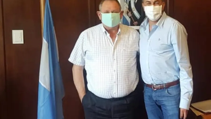 Fabián Rogel con Enrique Vaquié Fabián Rogel con Enrique Vaquié