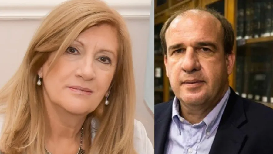 Rosario Romero y Esteban Vitor polemizaron en torno al Jury a la fiscal Cecilia Goyeneche. Rosario Romero y Esteban Vitor polemizaron en torno al Jury a la fiscal Cecilia Goyeneche.