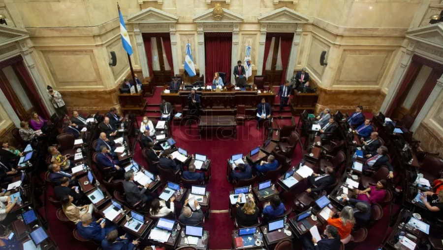 Imagen de archivo del Senado de la Nación. Imagen de archivo del Senado de la Nación.