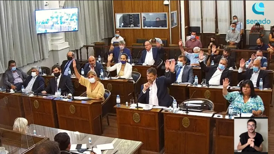 El Senado provincial convirtió en ley el Presupuesto 2022 El Senado provincial convirtió en ley el Presupuesto 2022