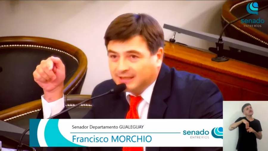 Francisco Morchio en sesión Francisco Morchio en sesión