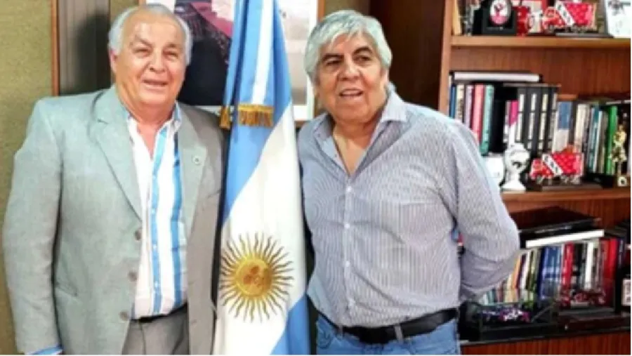 Herme Juárez y Hugo Moyano Herme Juárez y Hugo Moyano