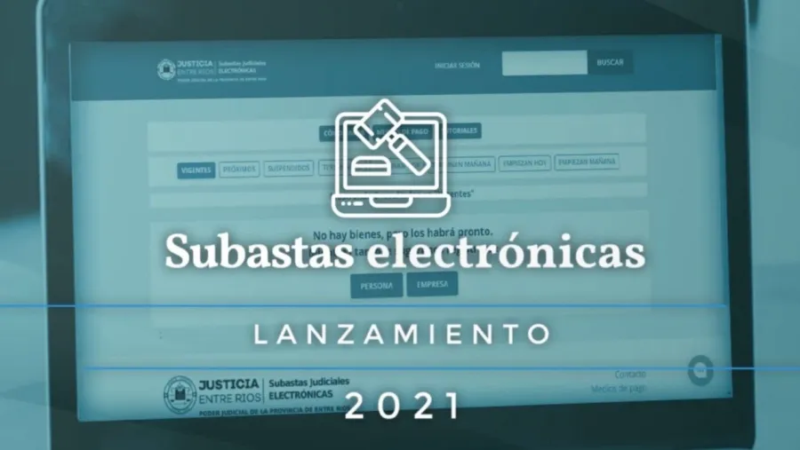 Postores del país participaron de la primera subasta judicial electrónica en Entre Ríos Postores del país participaron de la primera subasta judicial electrónica en Entre Ríos