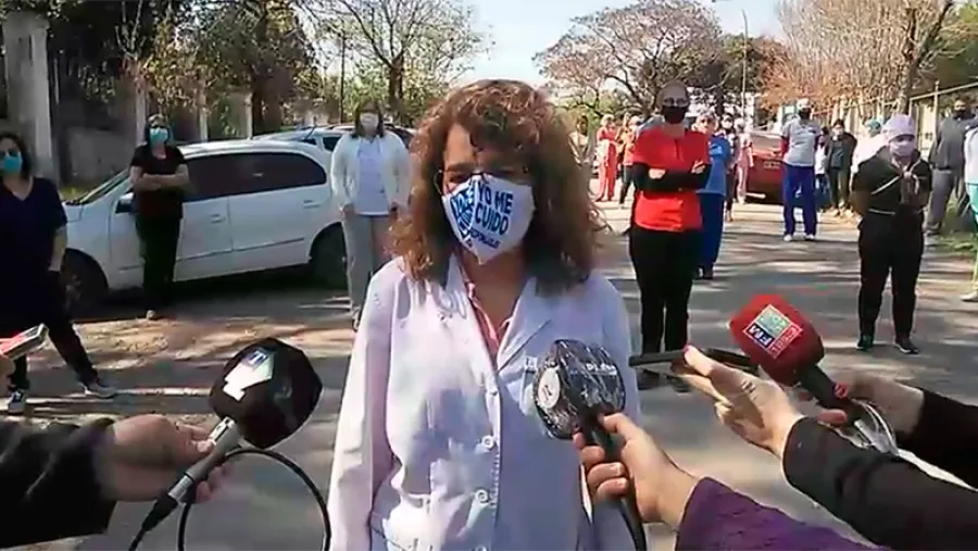 directora Hospital de Colón y trabajadores directora Hospital de Colón y trabajadores