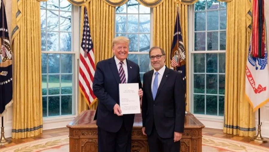 Trump con Argüello Trump con Argüello