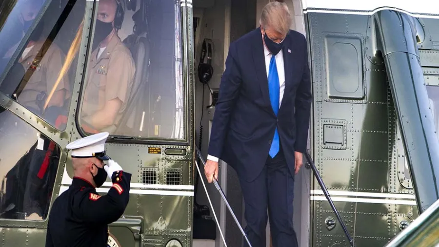Donald Trump con coronavirus traslado al hospital militar Donald Trump con coronavirus traslado al hospital militar