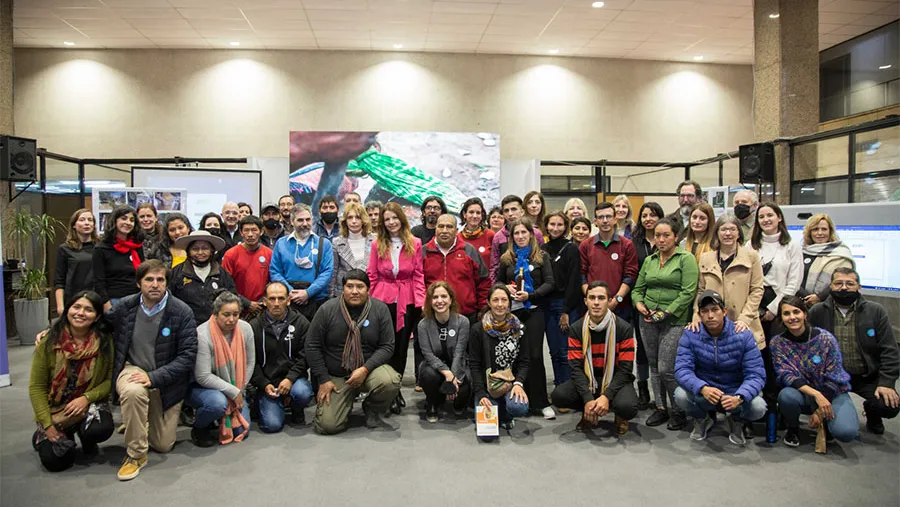 Parte del equipo Usubi que demostró la importancia de la práctica del uso sostenible para garantizar la biodiversidad. Parte del equipo Usubi que demostró la importancia de la práctica del uso sostenible para garantizar la biodiversidad.