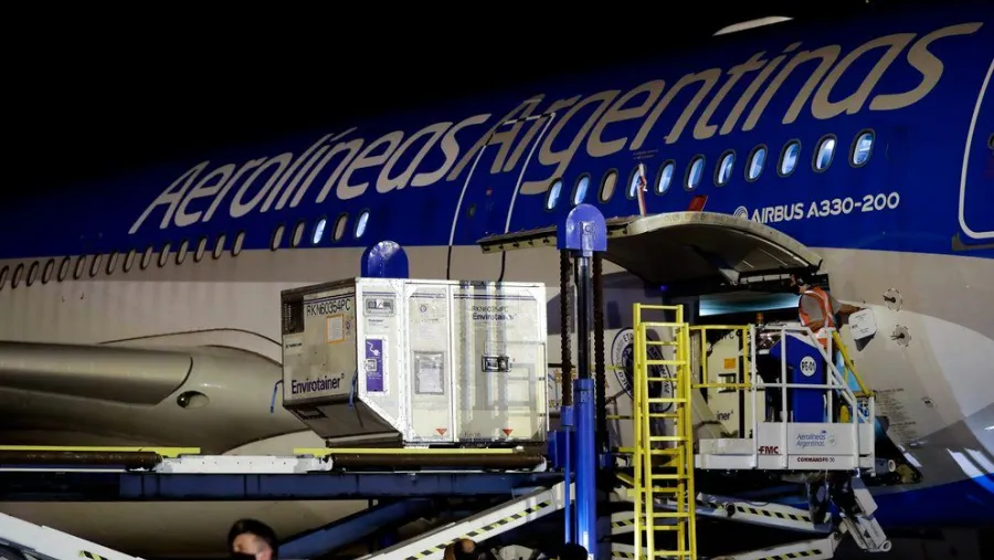 vacuna Sinopharm llegada a Ezeiza