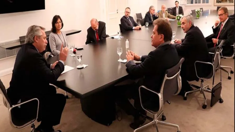 Presidente con dueños de Vicentín Presidente con dueños de Vicentín
