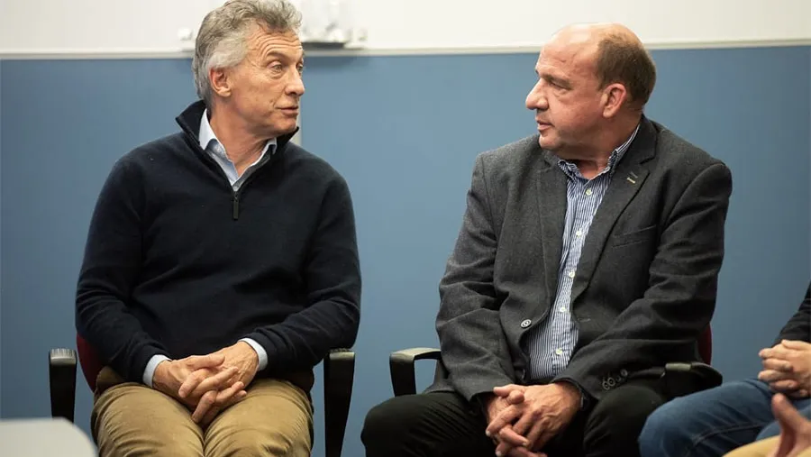 Imagen de archivo de Mauricio Macri y Esteban Vitor. Imagen de archivo de Mauricio Macri y Esteban Vitor.