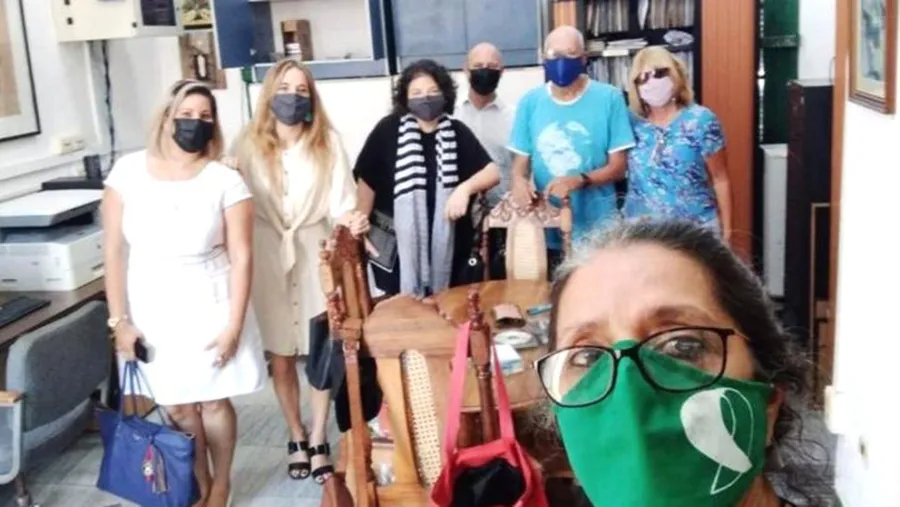 Vizzotti y Nicolini con María Santucho Vizzotti y Nicolini con María Santucho