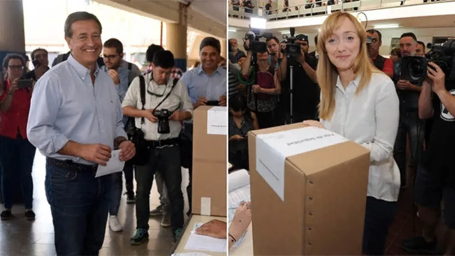 El candidato de Cambia Mendoza, Rodolfo Suárez y la candidata del Frente de Todos, Anabel Fernández Sagasti. El candidato de Cambia Mendoza, Rodolfo Suárez y la candidata del Frente de Todos, Anabel Fernández Sagasti.