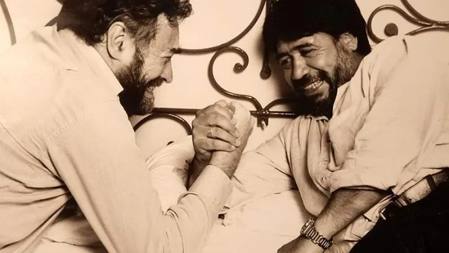 Luis Sepúlveda y Miguel Bonasso Luis Sepúlveda y Miguel Bonasso