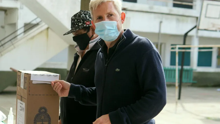 Frigerio votando PASO 2021 Frigerio votando PASO 2021