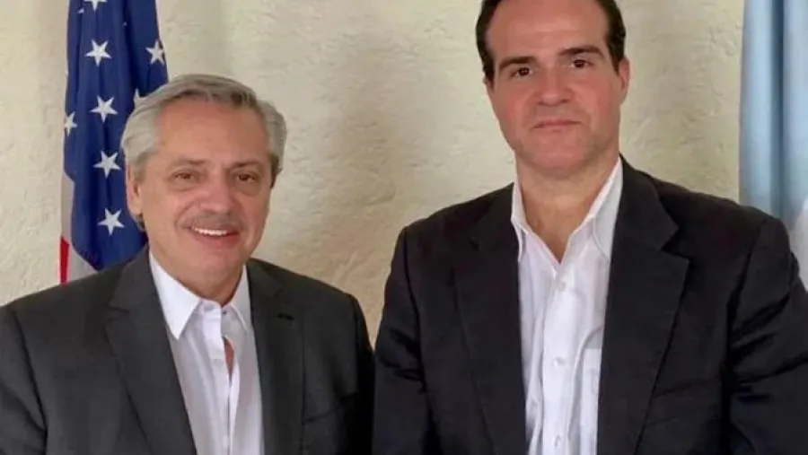 Alberto Fernández y Claver-Carone Alberto Fernández y Claver-Carone